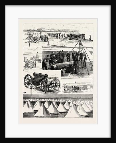 Scottish National Artillery Camp at Barry Links, Forfarshire by Anonymous