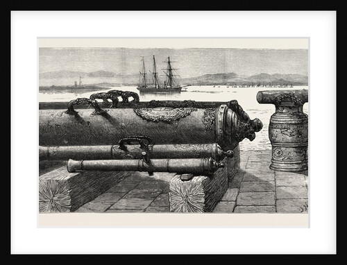 The Guns of H.M.S. Courageux at Gibraltar the Courageux Was Wrecked in 1796, and These Guns Have Lately Been Recovered by Divers by Anonymous