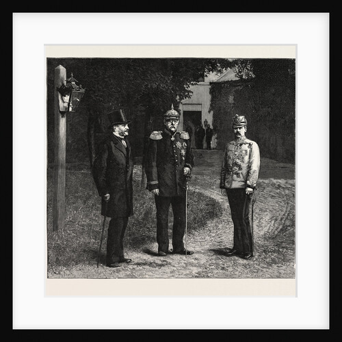 The German, Russian, and Austrian Chancellors, Meeting at Skiernievice, Poland by Anonymous