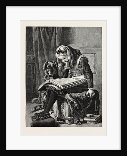 The Students, Girl, Dog, Book, Books by Anonymous