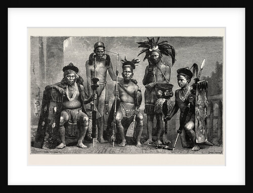 Group of Baupara Nagas, from the Eastern Frontier of India by Anonymous