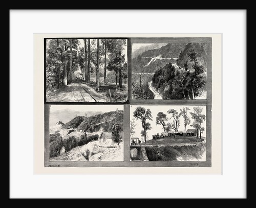 Views on the Darjeeling Hill Railway, India by Anonymous