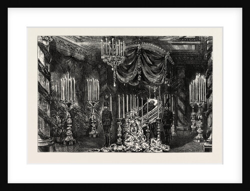 The Late Duke of Brunswick Lying in State by Anonymous