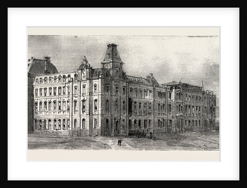 Explosion at the Parliament House, Quebec Canada by Anonymous