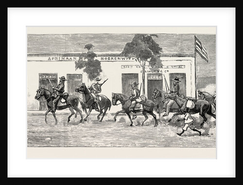 Free State Burghers Going to the Front Baralong Orange Free State South Afica Bedford by Anonymous