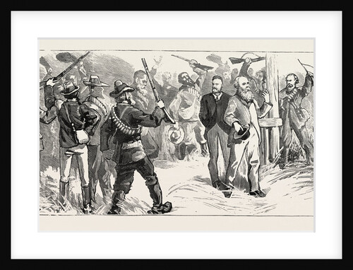 President Brand Hoisting the Free State Flag at Thabanchu Baralong Orange Free State South Africa Bedford by Anonymous