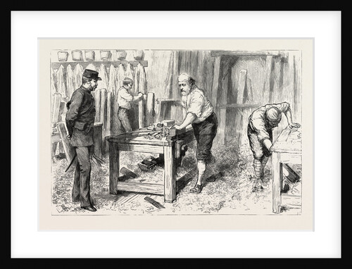 The Claimant at Work in the Carpenters Shop, Portsmouth Convict Prison by Anonymous