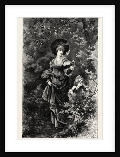 Mother and Child on a Walk by Anonymous