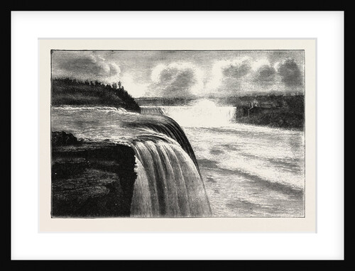 The Niagara Falls, View from Prospect Point, America, United States by Anonymous
