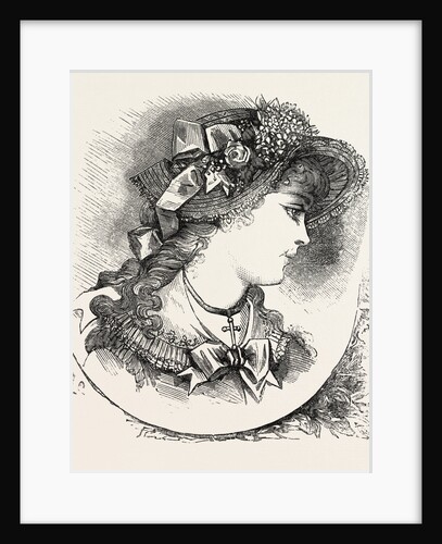 Girl's Country Hat, 1882 by Anonymous