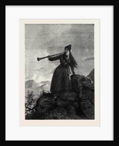 Lapponian Peasant Girl, European, Finland, Lapp by Anonymous