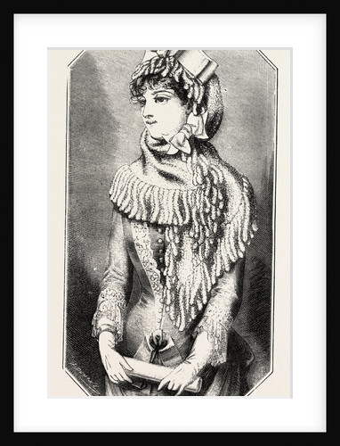 Chenille Mantille by Anonymous