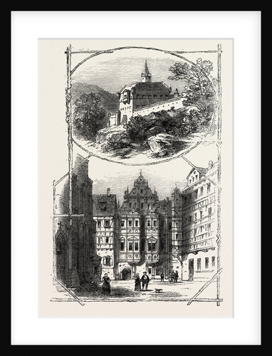 Views in Heidelberg Castle, Germany by Anonymous