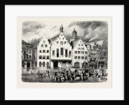 The Romer at Frankfort Germany by Anonymous