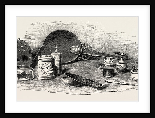 Ancient Roman Toilet Articles from Pompeii by Anonymous