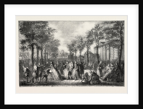 The Boulevards of Paris in the 18th Century, France by Anonymous