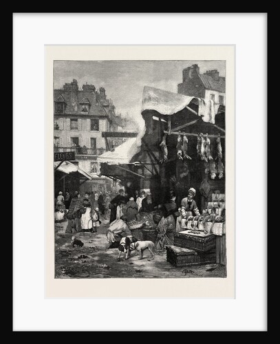 The Old Game and Poultry Market in Paris, Rance by Anonymous