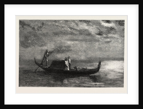 Moonlight on the Lagoons, Venice, Italy by Anonymous