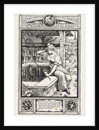 Mother Hulda. From Grimm's Household Stories by Anonymous