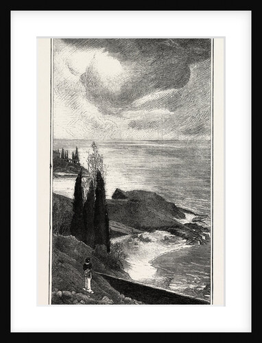 Coast Scenery Between Mentone and Bordighera, France by Anonymous