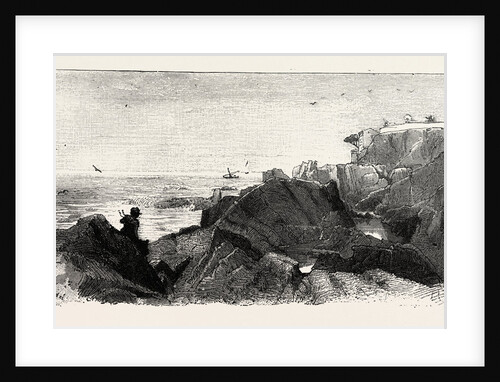 The Coast Near Nervi, Italy by Anonymous