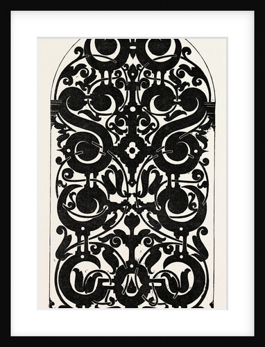 Fretwork or Lincustra Painting by Anonymous