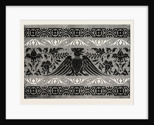 Border Satin-Stitch or Cross-Stitch Embroidery by Anonymous