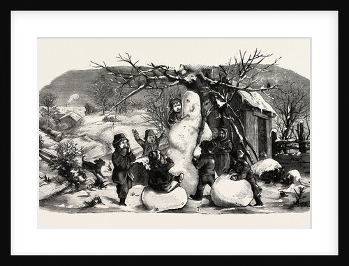 Building Up a Snow Man by Anonymous