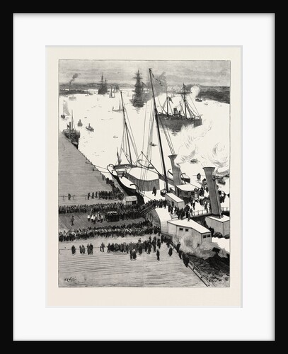 Funeral of the Late Prince Louis Napoleon Debarkation of the Body at Woolwich by Anonymous