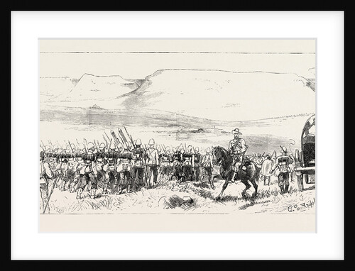 Arrival of General Wood's Column at Upoko River, the Zulu War by Anonymous