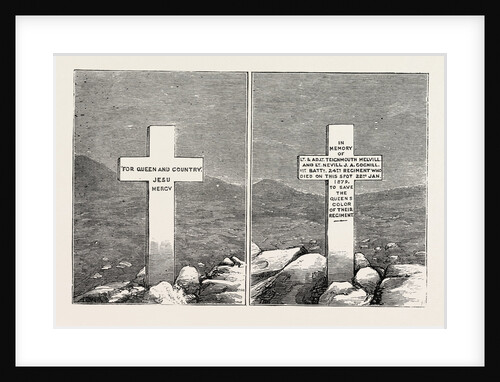 Memorial Stone at the Graves of Lieutenants Melvill and Coghill, the Zulu War by Anonymous