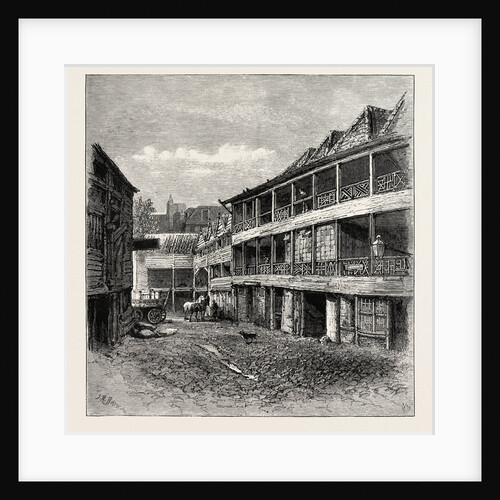 The Old King's Head in the Borough Now in Course of Partial Reconstruction, London by Anonymous