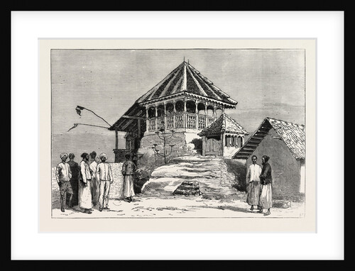 Shrine of the Sacred Footprint, on the Summit of the Mountain, Adam's Peak, Sri Lanka by Anonymous
