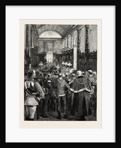 The Funeral of the Late Emperor William at Berlin the Funeral Service at the Cathedral Germany by Anonymous