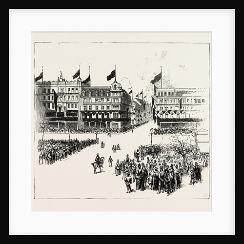 Unter Den Linden, the Death of the Late Emperor William, Germany by Anonymous