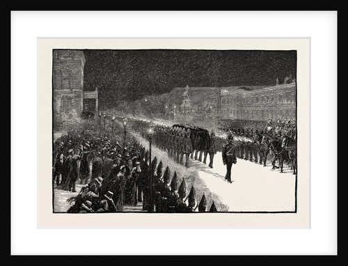The Removal of the Late Emperor's Body from the Palace to the Cathedral, the Death of the Late Emperor William, Germany by Anonymous
