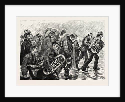 A League Band in the Rain Ireland by Anonymous