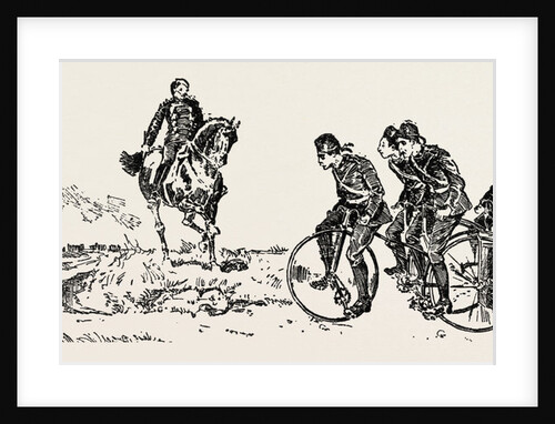 Bringing Up the Guns, Bicycle, Bicycles by Anonymous