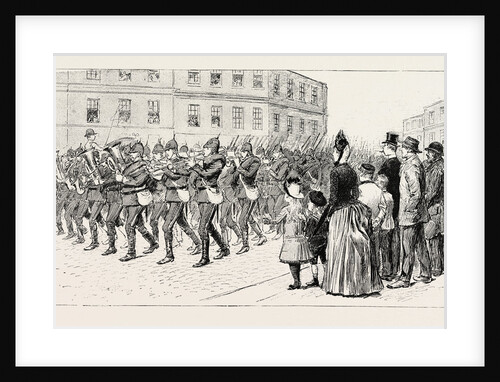 It Was a Bright Cheerful Morning When, on Arrival, We Marched Through the Town to the Review by Anonymous