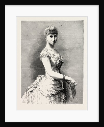 H.I.H. Princess Victoria of Germany Fourth Child and Second Daughter of the Emperor Frederick III. by Anonymous