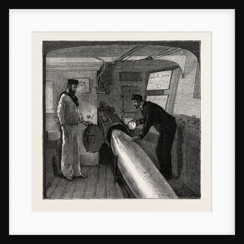 Torpedo Gun Boat, Commander's Cabin in the after Part of the Ship by Anonymous