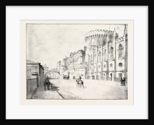 Dublin Castle, Ireland, the Chapel Royal and Castle from the South-East by Anonymous
