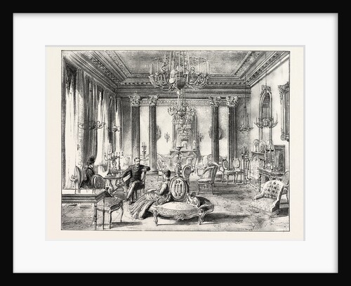 Dublin Castle, Ireland, Drawing-Room in the Viceregal Lodge by Anonymous