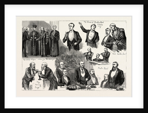 The Lord Mayor's Banquet to the Savage Club at the Mansion House by Anonymous