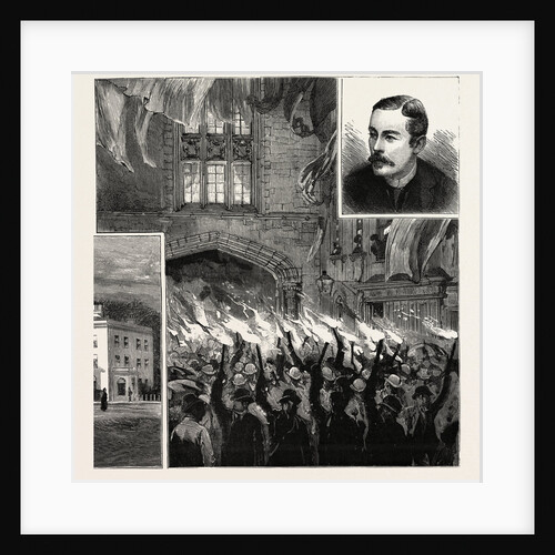 Lord Salisbury at Carnarvon, North Wales, the Torchlight Procession Passing Under the Guildhall Archway by Anonymous