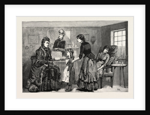 A Royal District Visitor H.R.H. Princess Christian Visiting a Cottage at Windsor by Anonymous