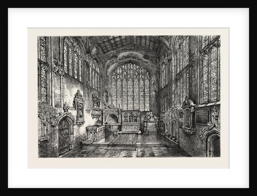 Chancel of Holy Trinity Church, Showing the Grave of Shakespeare, Stratford-on-Avon by Anonymous