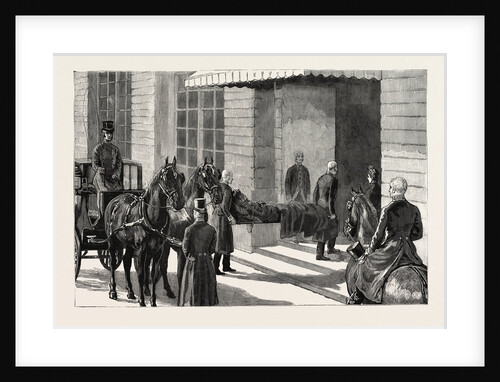 The Empress-Mother Visiting the Emperor Frederick at the Palace, Charlottenburg Germany by Anonymous