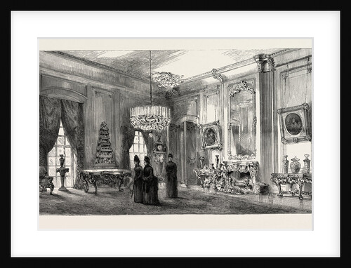 Her Majesty's Sitting-Room in the Palace, Charlottenburg Germany by Anonymous