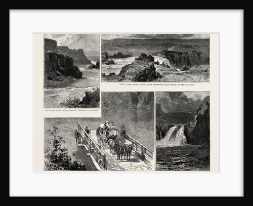 The Great Shoshone Falls, Idaho Territory, U.S.A., America, United States by Anonymous